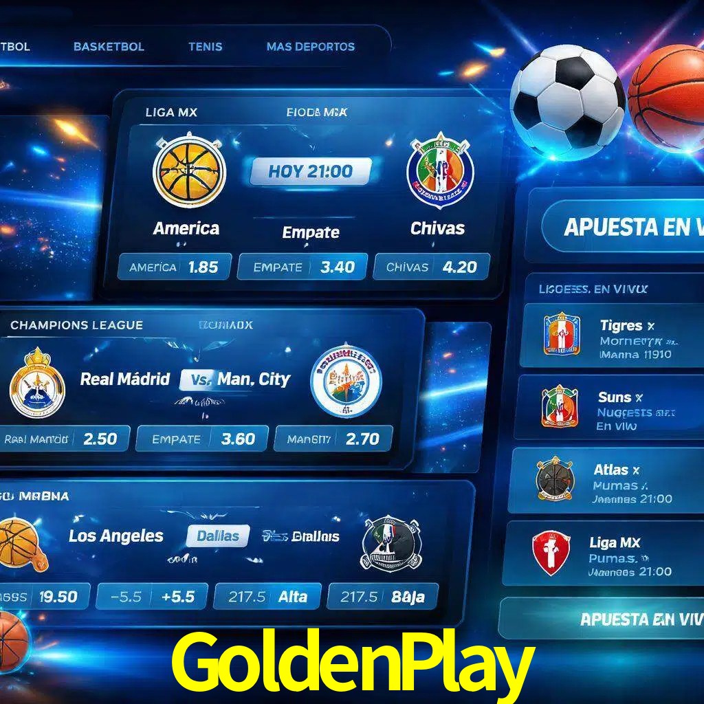 Mercados de apuestas deportivas GoldenPlay para jugadores en México