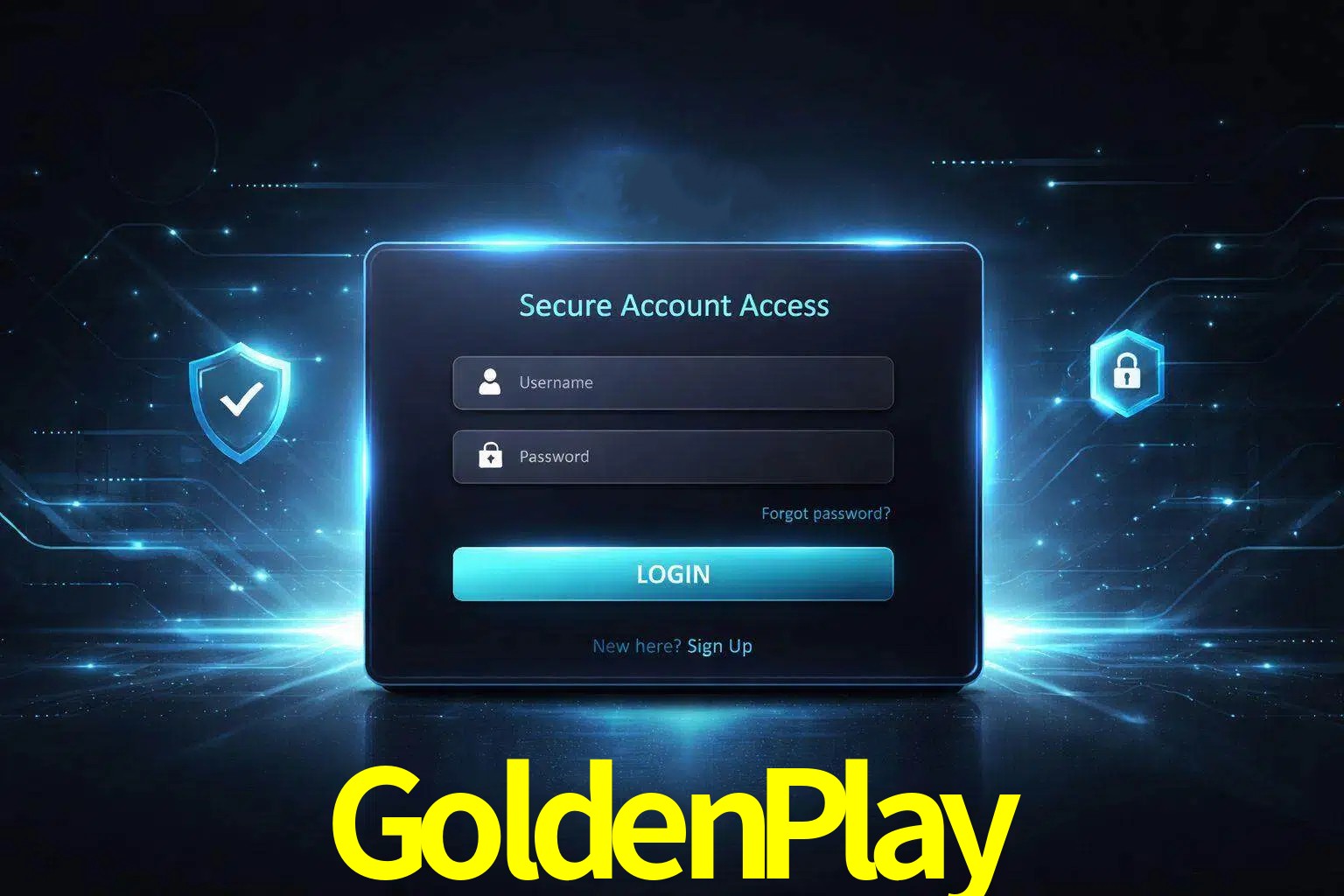 Pantalla de inicio de sesión de cuenta GoldenPlay para usuarios en México