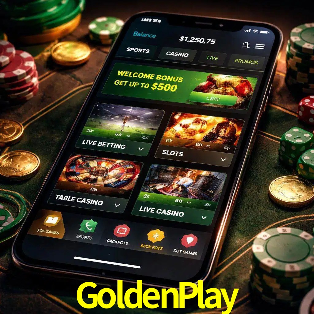 Diseño de juegos móviles GoldenPlay para usuarios en México
